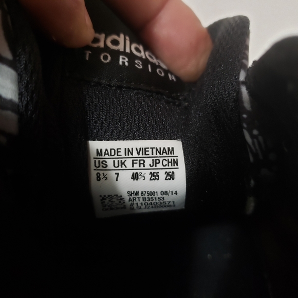 Adidas ZX Flux Torsion rare camo running shoes mens size 8.5 womens size 10 - Picture 9 of 10